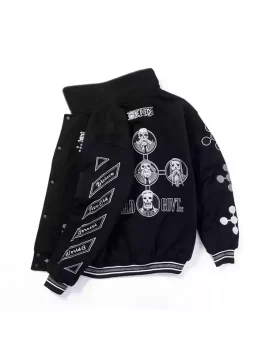Left-Arm-Side-Of-The-Gorosei-Varsity-Jacket-One-Piece