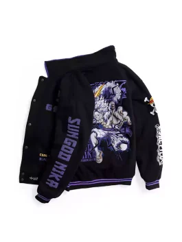 Left-Arm-Side-Of-The-One-Piece-Gear-5-Varsity-Jacket