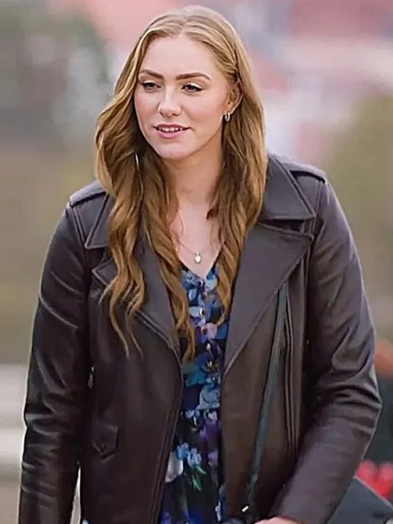 Love on The Danube Royal Getaway Jessica Sipos Biker Jacket Front look