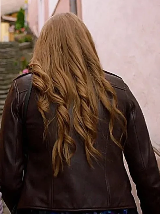 Love on The Danube Royal Getaway Jessica Sipos Biker Jacket Back look