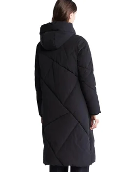 Meghan Markle Calvin Klein Quilted Maxi Puffer Jacket