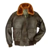 Men’s Lambskin G-1 Flight Leather Jacket