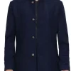 Mens Navy Blue Modern Fit Wool Coat
