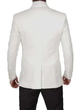 Men’s Peak Lapel Ivory Tuxedo Jacket
