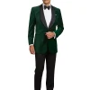Men’s Shawl Lapel Green Velvet Tuxedo