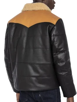 Men’s Western Style Puffer Aviator Jacket