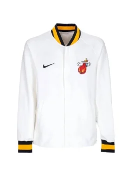 Miami Heat White Jacket Front Look