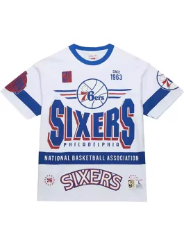 Mitchell-Ness-76ers-white-T-shirt-Front-Side