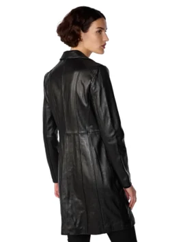 Nora Button Down Lamb Trench