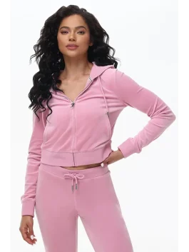 OG Big Bling Velour Hoodie front