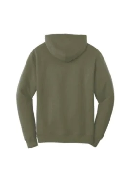 Olive Green Pullover Hoodie
