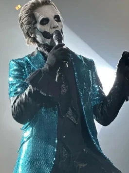 Papa Emeritus 4 Blue Jacket Front Look