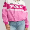 Pink Polo Racer Jacket Front Look