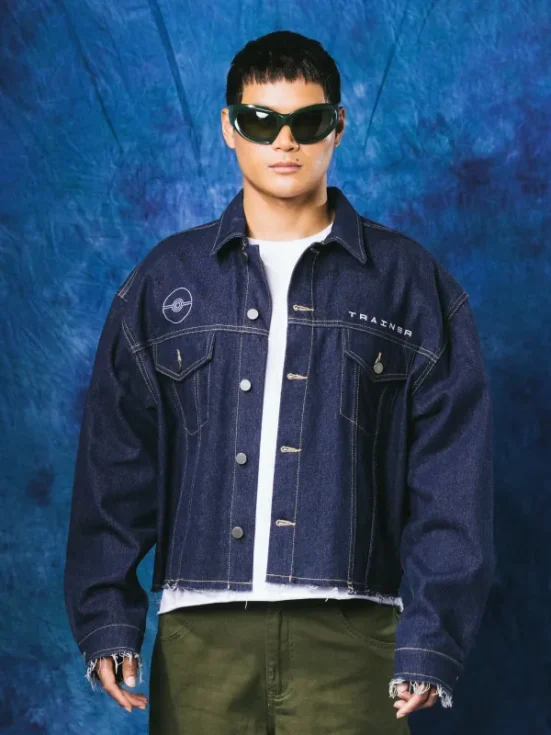 Pokémon Pikachu Denim Jacket Front Look
