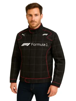 Puma x F1 Lifestyle Black Summer Racing Jacket