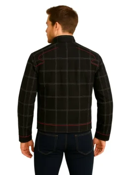 Puma x F1 Lifestyle Black Summer Racing Jacket (Back)