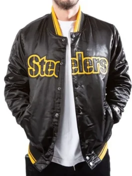 Starter Pittsburgh Steelers Black Jacket