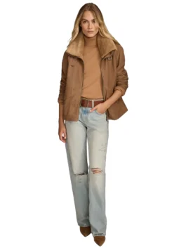 Stormi Vegan Shearling Aviator