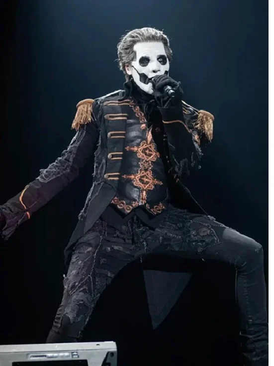 Tobias Forge GHOST Rite Here Rite Now 2024 Leather Jacket