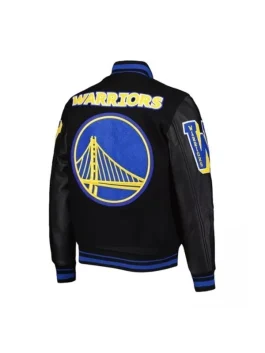 Warriors Golden State Jacket back look