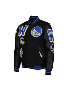 Warriors Golden State Jacket Font look