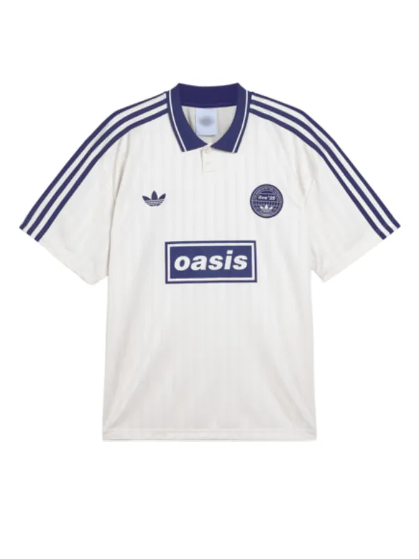 Adidas x Oasis Tour Jacquard Jersey | Iconic Sportswear Look