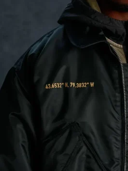 OVO Alpha Industries Bomber Jacket Front Logo