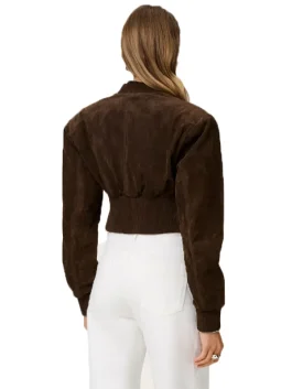 Adoore Suede Jacket Back look