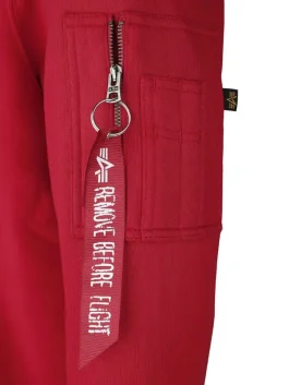 Alpha Industries Hoodie Color Red Selves