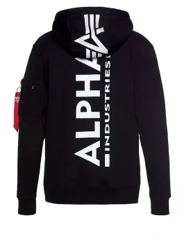 Alpha Industries Front Look Hoodie Color Black