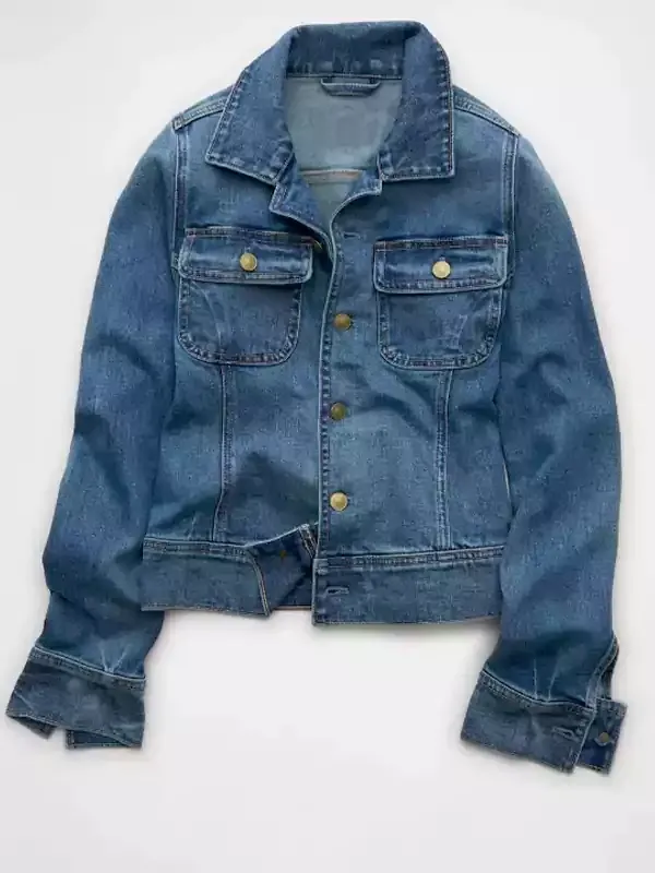 American Eagle x Sydney Sweeney Cinched Waist Denim Jacket