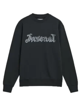 Arsenal N7 Black Permanent Sweatshirt Front look