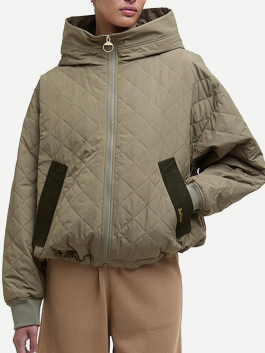 Barbour Women’s Maddy Dusky Green Quilted Jacket