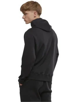 Bruno Banani Logo Print Hoodie Black Color Front look