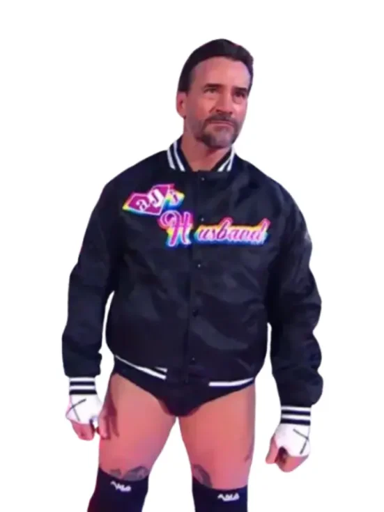 CM Punk Wrestlepalooza 2025 AJ’s Husband Jacket