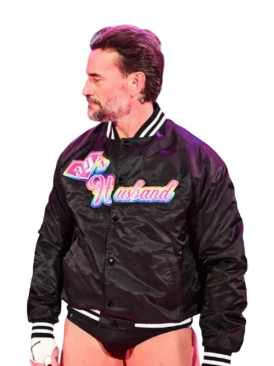 CM Punk Wrestlepalooza 2025 AJ’s Husband Jacket