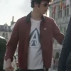 Dominic Sessa Now You See Me Now You Don’t Red Jacket Front Look