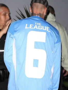 Justin Bieber Skylrk x Adidas Jersey Back Look