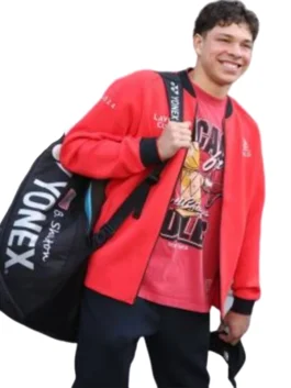 2024 Laver Cup Jacket Front Look Red Color