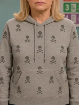Leanne Kristen Johnston Skull Print Hoodie