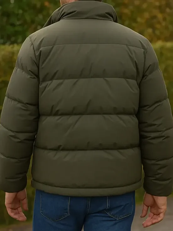 Limitless Chris Hemsworth Green Puffer Jacket