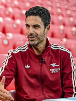 Mikel Arteta UEFA Champions League 202526 Jacket Front Look