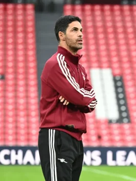 Mikel Arteta UEFA Champions League 202526 Jacket Front Look