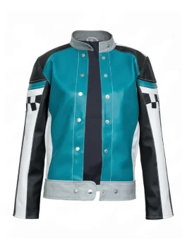 Nicole Wallace Culpa Tuya 2024 Leather Jacket Front Look