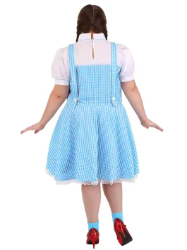 Women's Plus Size Dorothy Costume Back-Side