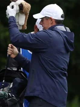Rory McIlroy Amgen Irish Open 2025 Rain Jacket BackLook