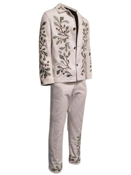 Barry Keoghan White Jacket Front look