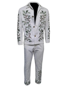 Barry Keoghan White Jacket Front look