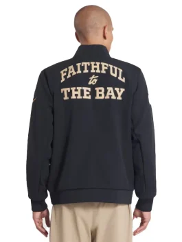 San Francisco 49ers Nike 2025 Rivalries Sideline Bomber Jacket Back Look