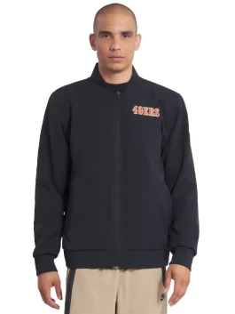 San Francisco 49ers Nike 2025 Rivalries Sideline Bomber Jacket Front Look